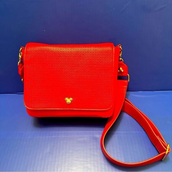 Disney Store Mickey Mouse Crossbody Red - Picture 1 of 12